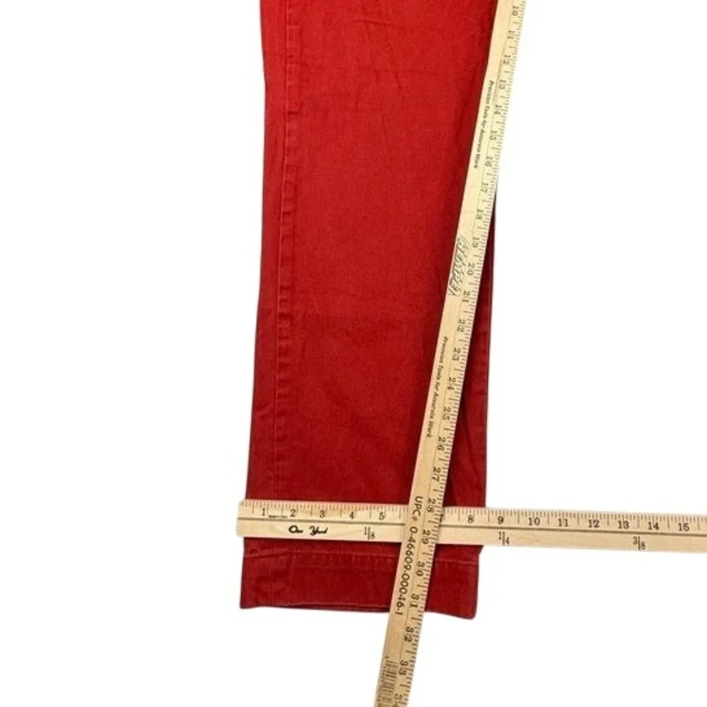 Polo Ralph Lauren Slim Fit Red Chino Pants Cotton Twill Trousers Mens 40x32